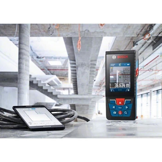 Télémetre laser Bosch Professional GLM 150-27 C (Bluetooth, portée: 0,08 150,00 m câble micro USB, housse) - 0601072Z00
