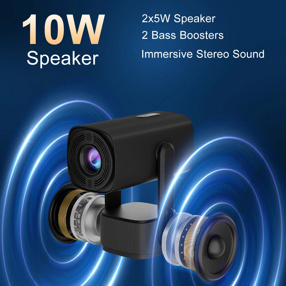 Projecteur Portable K2 | Android 11 | Batterie 5200mAh | 720P