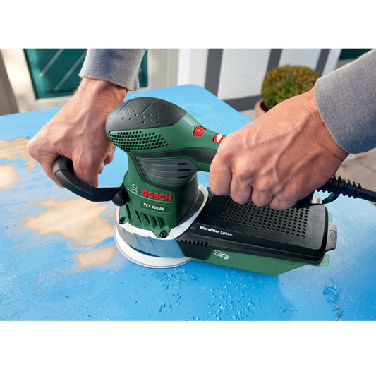 BOSCH Ponceuse excentrique PEX 400 AE 350W