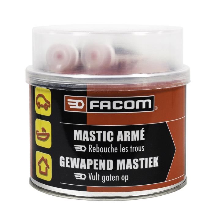 FACOM Mastic armé - Chagé en fibres de verre - 600 g