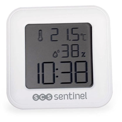 Thermometre-hygrometre - SCS SENTINEL - ThermoHygro - Intérieur - Affichage heure, alarme, hygrométrie, température