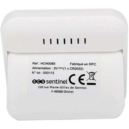 Thermometre-hygrometre - SCS SENTINEL - ThermoHygro - Intérieur - Affichage heure, alarme, hygrométrie, température
