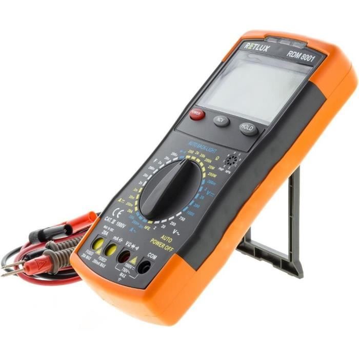 Multimetre numérique - RETLUX - RDM 8001