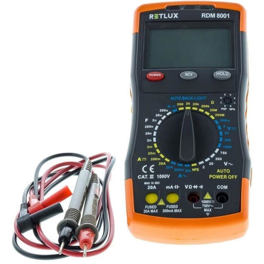Multimetre numérique - RETLUX - RDM 8001
