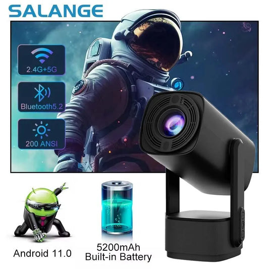 Projecteur Portable K2 | Android 11 | Batterie 5200mAh | 720P